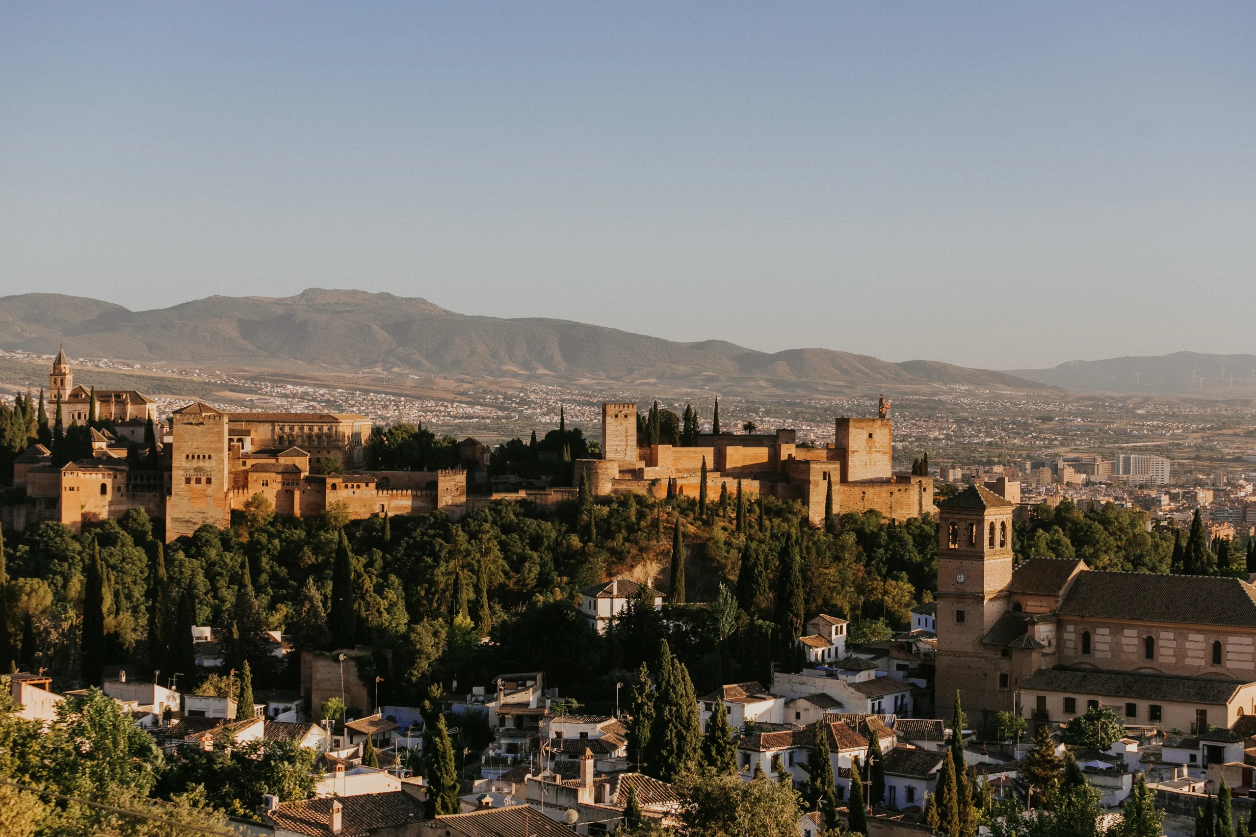 Atardecer en la Alhambra