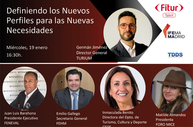 Turium aborda en Fitur Talent los nuevos perfiles profesionales que precisa el turismo