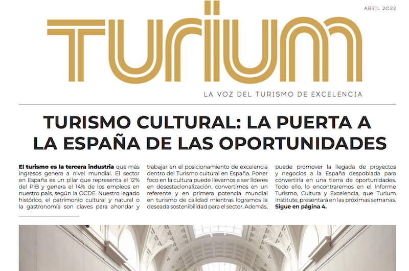 Turium Institute celebra un año y publica su primer especial dedicado al Turismo de excelencia