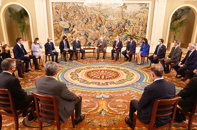 Don Felipe recibe a Turium, la agrupación de empresas del turismo de excelencia