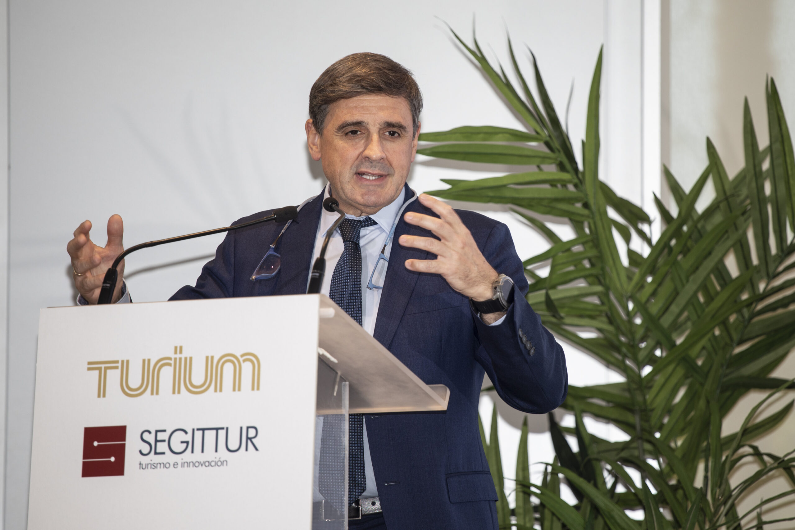 Enrique Martínez, Presidente de SEGITTUR. Foto Isabel Permuy.