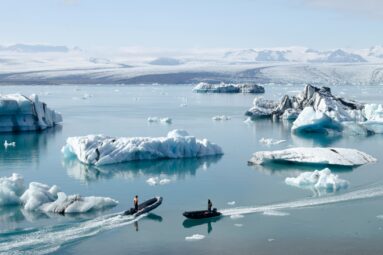 Islandia en invierno: cascadas congeladas, lagunas de hielo y spas naturales