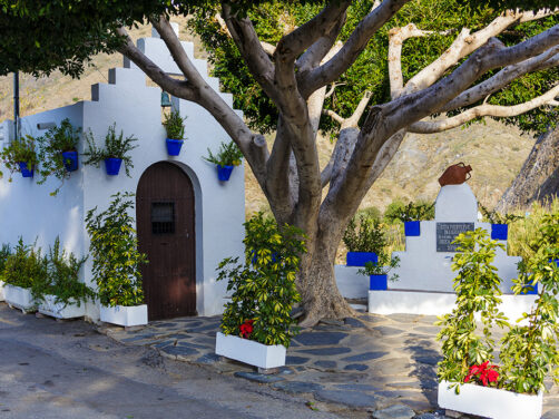 El secreto de la costa almeriense es este pueblo lleno de flores con una ruta a pie por calas paradis&iacute;acas